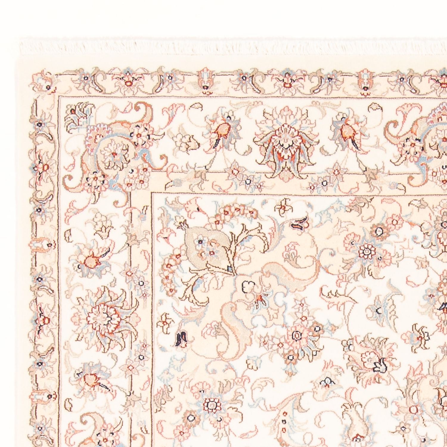 Alfombra Persa - Tabriz - Real - 201 x 150 cm - crema