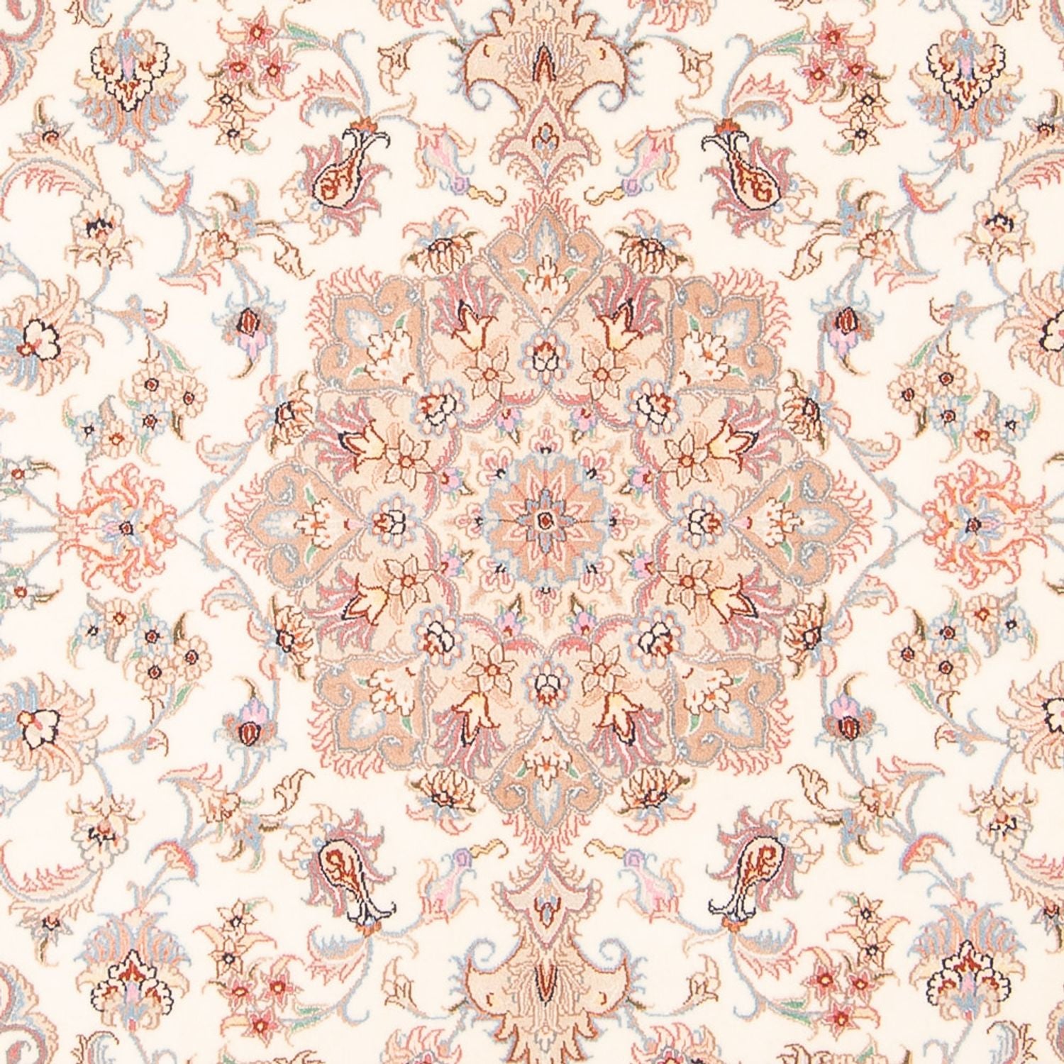 Alfombra Persa - Tabriz - Real - 207 x 149 cm - crema