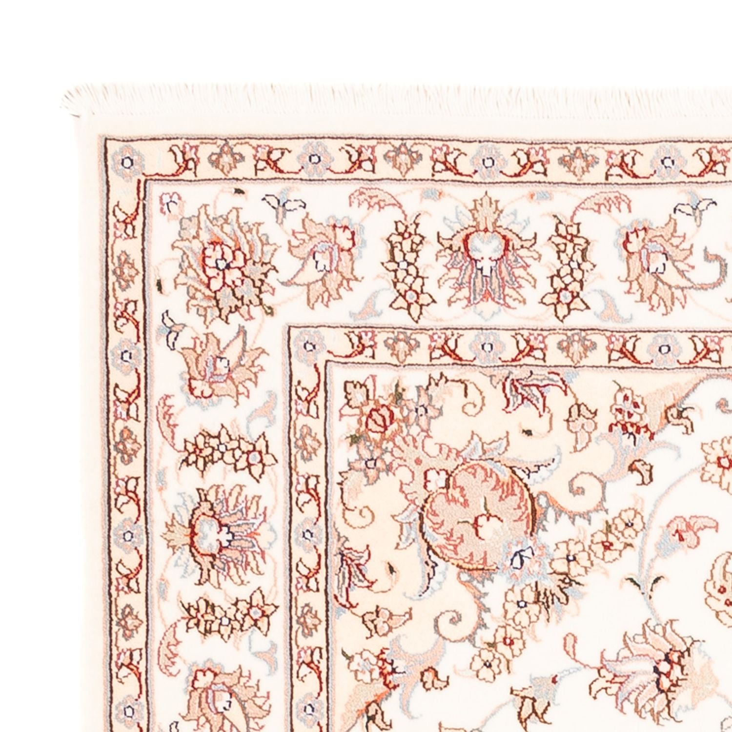 Alfombra persa - Tabriz - 178 x 119 cm - crema