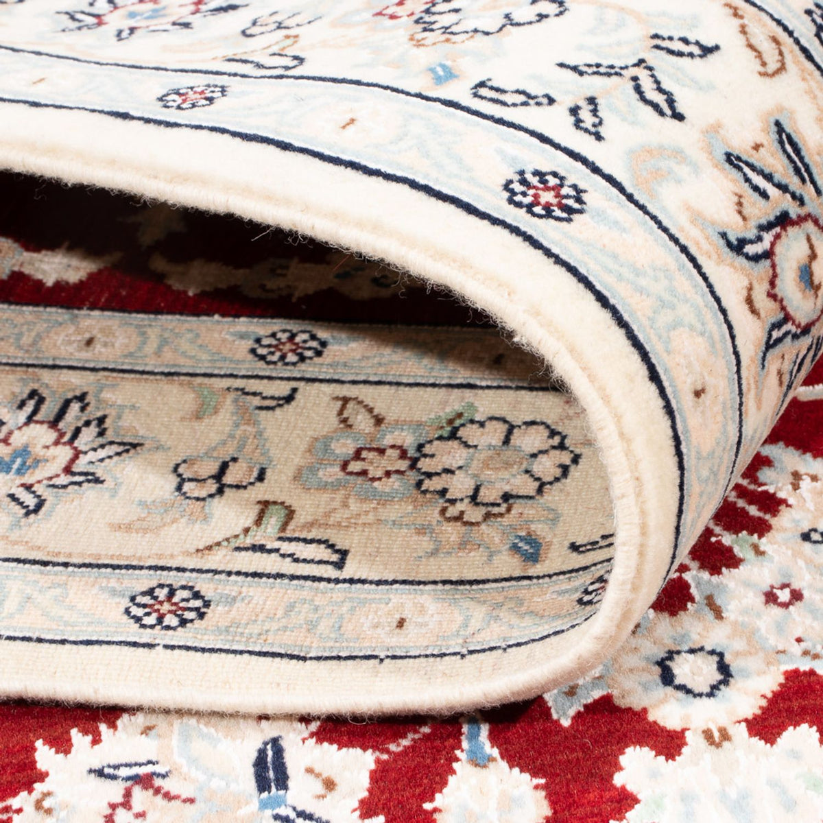 Alfombra Persa - Nain - Real - 165 x 111 cm - rojo