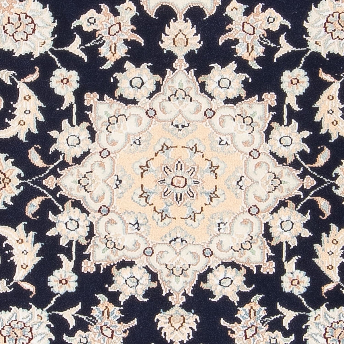 Alfombra Persa - Nain - Prima - 120 x 80 cm - azul oscuro