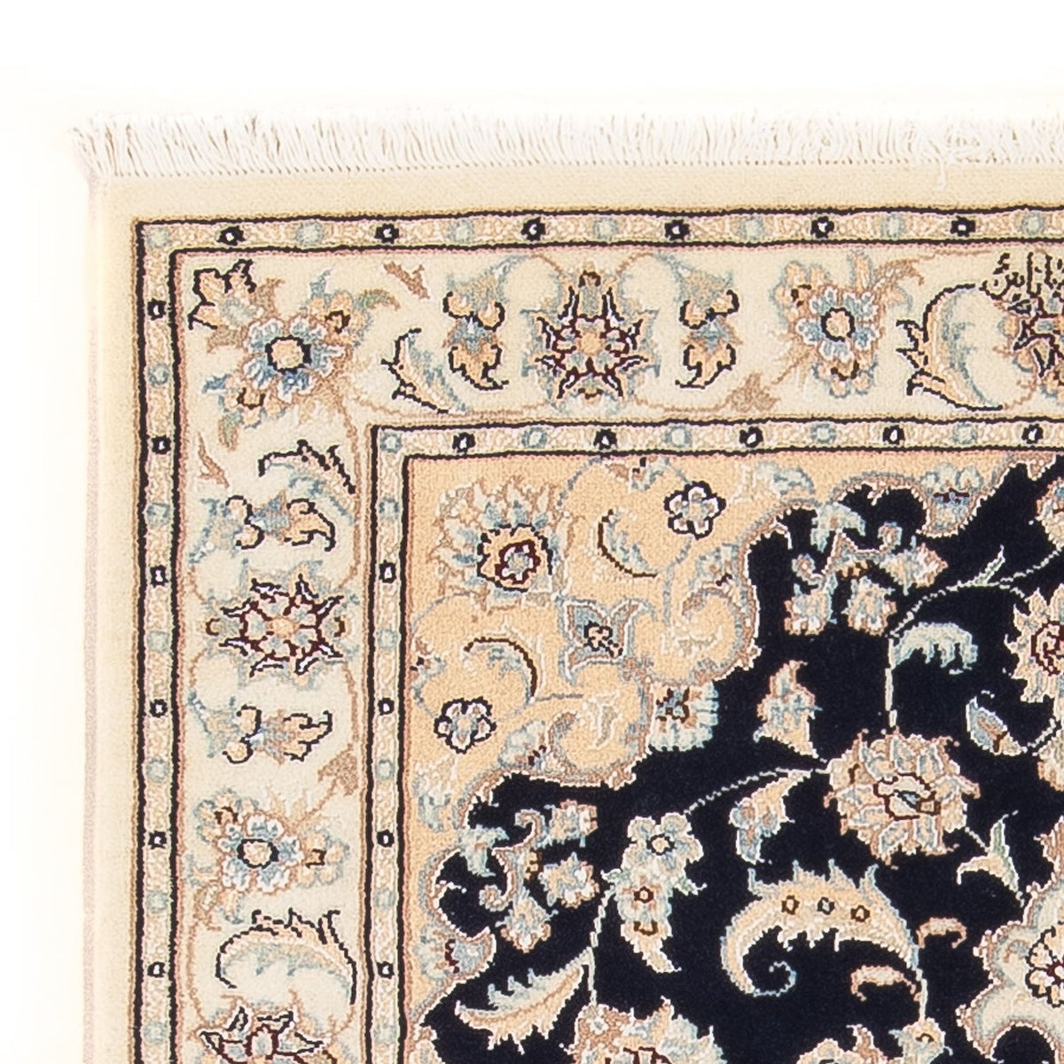 Alfombra Persa - Nain - Prima - 120 x 80 cm - azul oscuro