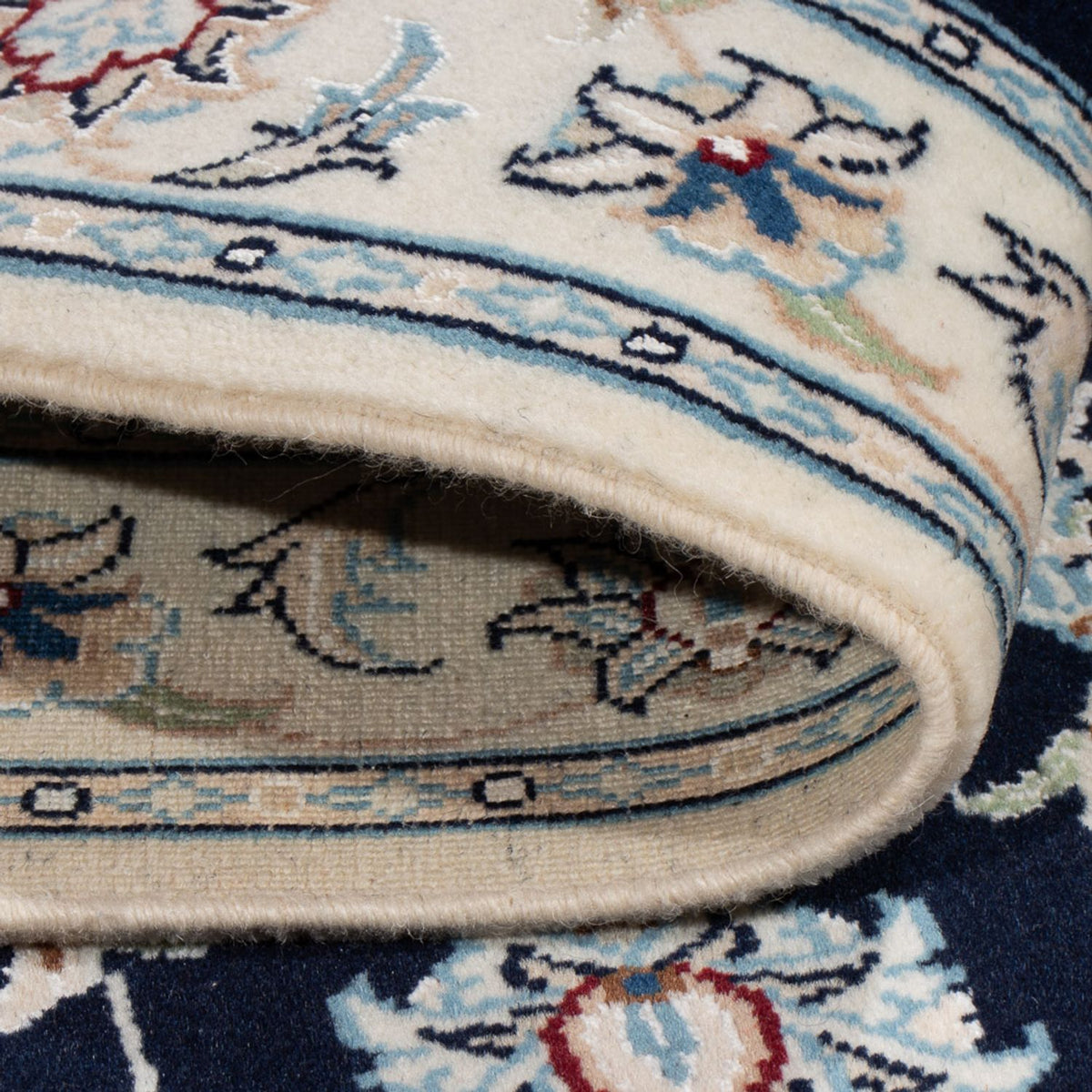 Alfombra Persa - Nain - Prima - 119 x 82 cm - azul oscuro