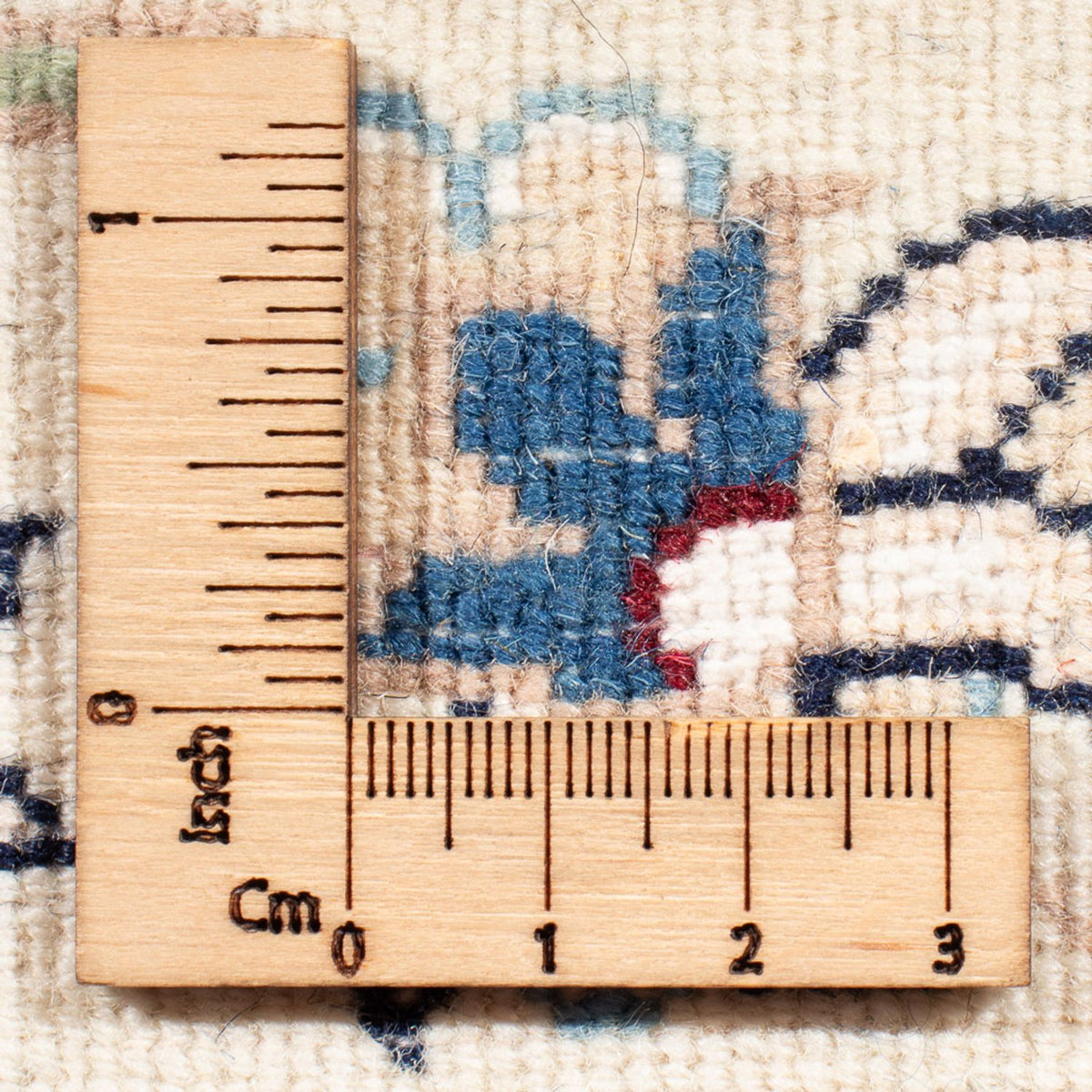 Alfombra Persa - Nain - Prima - 119 x 82 cm - azul oscuro