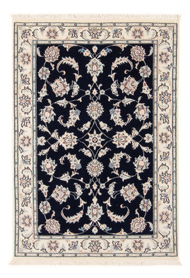 Alfombra Persa - Nain - Prima - 120 x 79 cm - azul oscuro