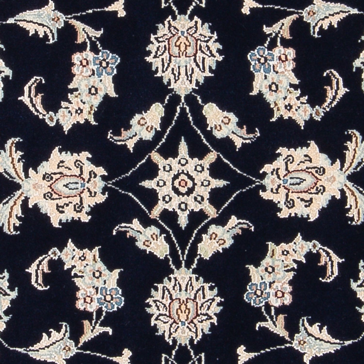 Alfombra Persa - Nain - Prima - 120 x 79 cm - azul oscuro