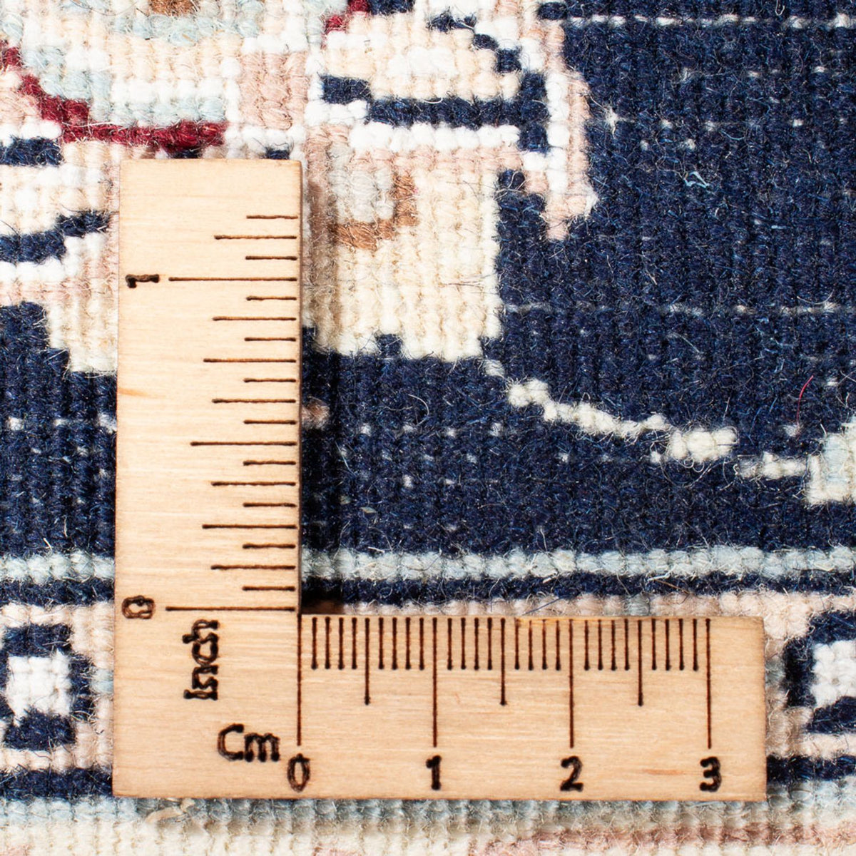 Alfombra Persa - Nain - Prima - 120 x 79 cm - azul oscuro