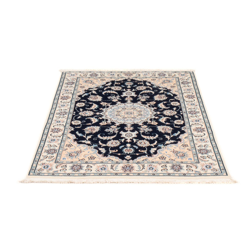 Alfombra Persa - Nain - Prima - 122 x 80 cm - azul oscuro