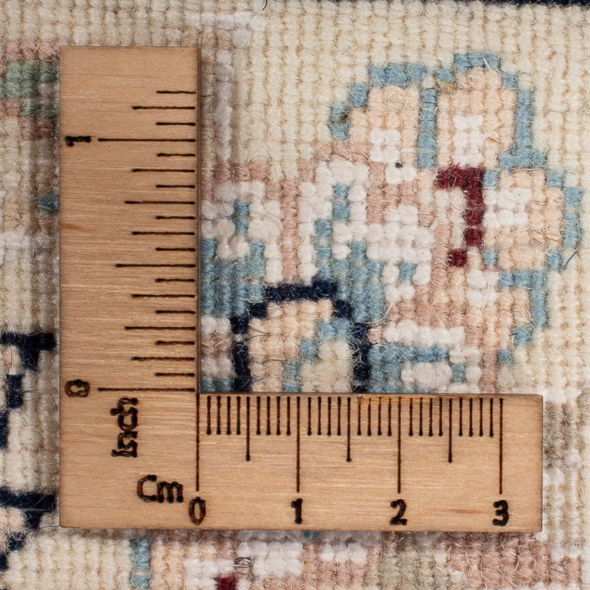 Alfombra Persa - Nain - Prima - 122 x 80 cm - azul oscuro