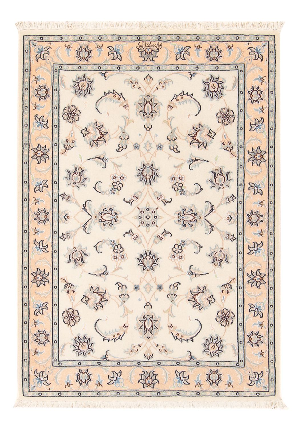 Alfombra Persa - Nain - Prima - 115 x 82 cm - crema