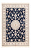 Alfombra Persa - Nain - Prima - 161 x 105 cm - azul oscuro