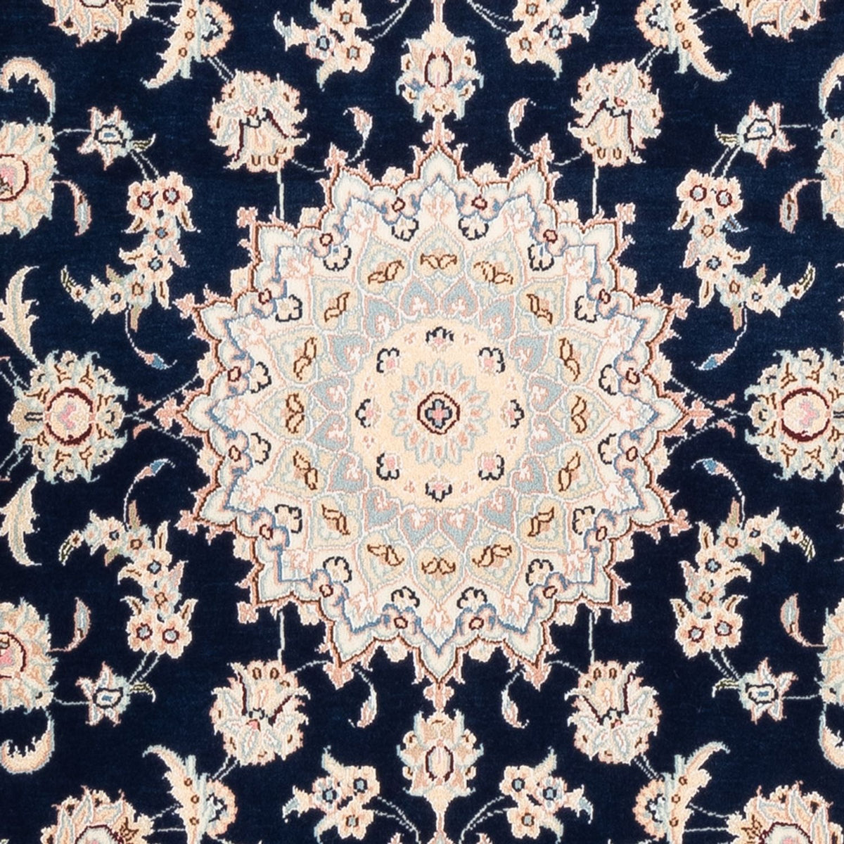 Alfombra Persa - Nain - Prima - 161 x 105 cm - azul oscuro