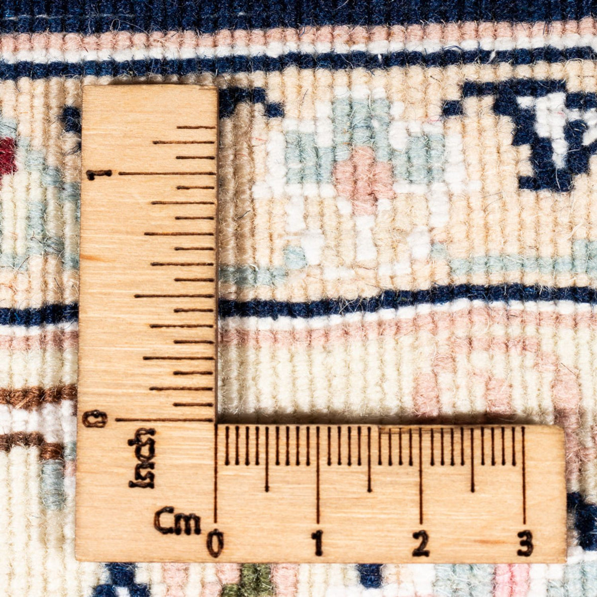 Alfombra Persa - Nain - Prima - 161 x 105 cm - azul oscuro