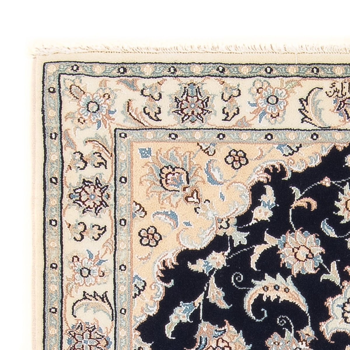 Alfombra Persa - Nain - Prima - 120 x 84 cm - azul oscuro