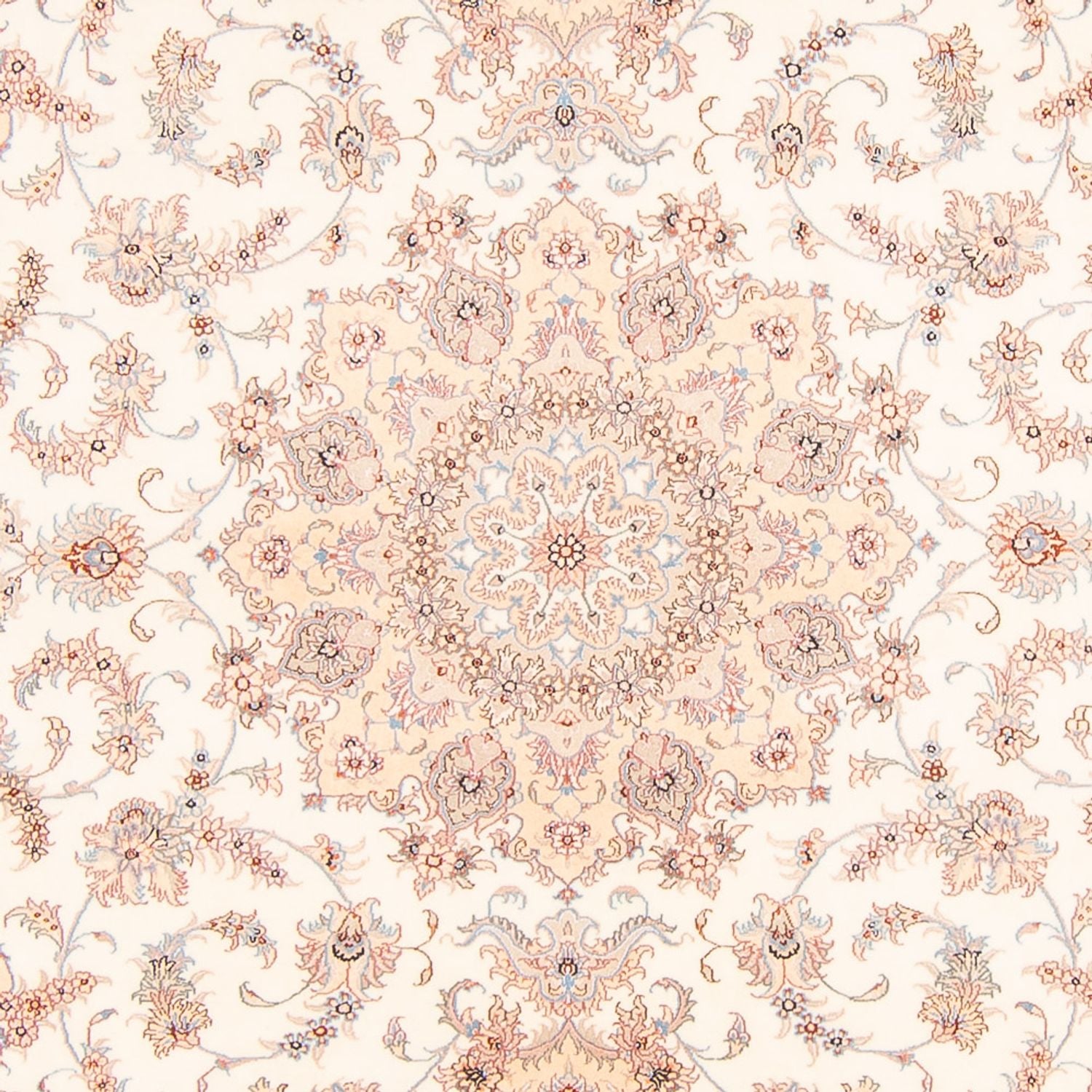 Alfombra Persa - Tabriz - Real - 293 x 197 cm - crema