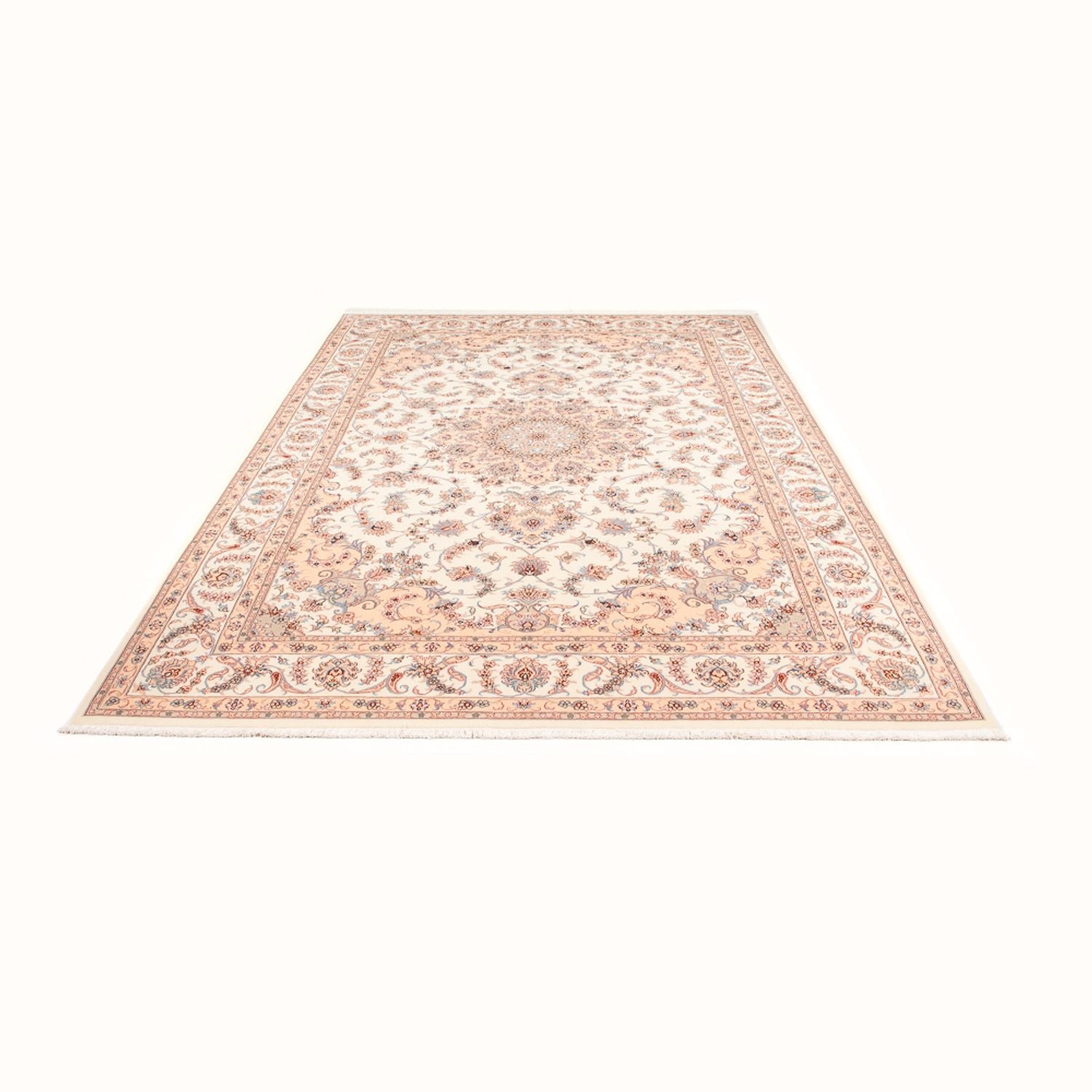 Alfombra Persa - Tabriz - Real - 293 x 197 cm - crema
