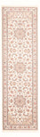 Alfombra de pasillo Alfombra Persa - Tabriz - Real - 298 x 87 cm - crema