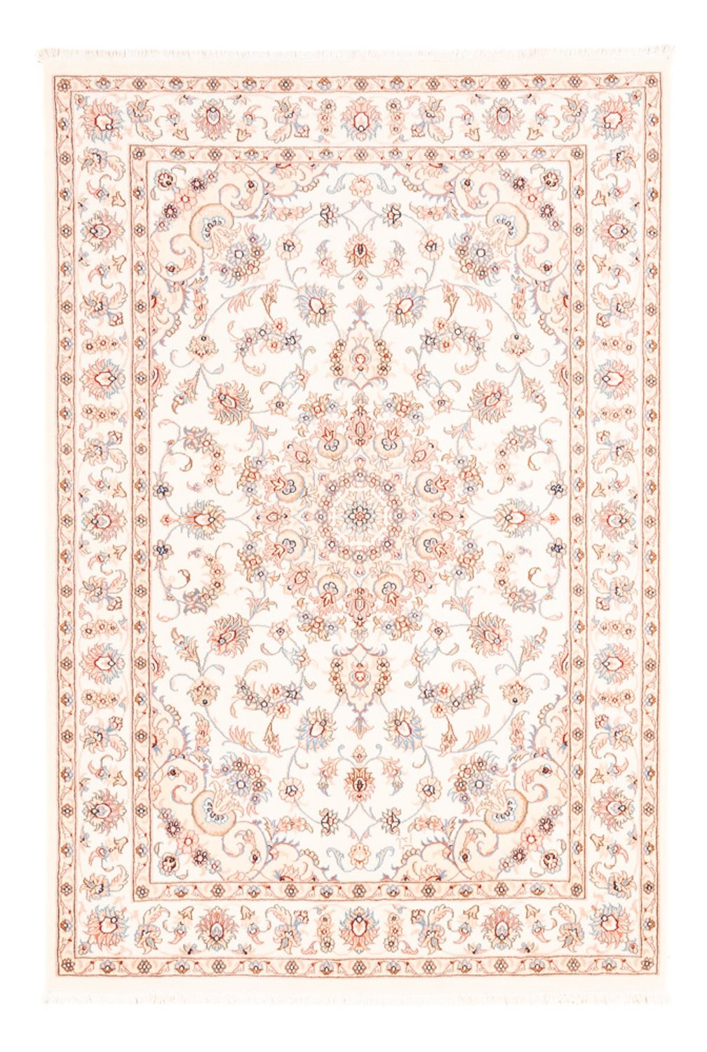 Alfombra persa - Tabriz - 174 x 119 cm - crema