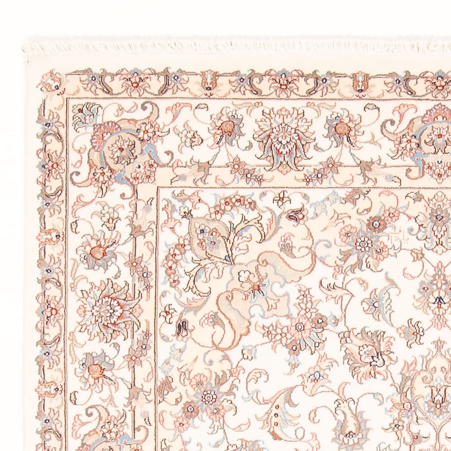 Alfombra Persa - Tabriz - Real - 205 x 150 cm - crema