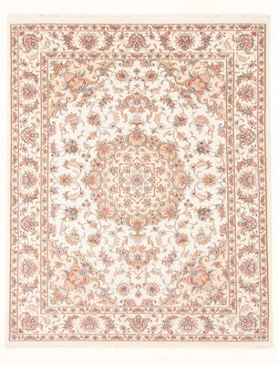 Alfombra Persa - Tabriz - Real - 197 x 150 cm - crema