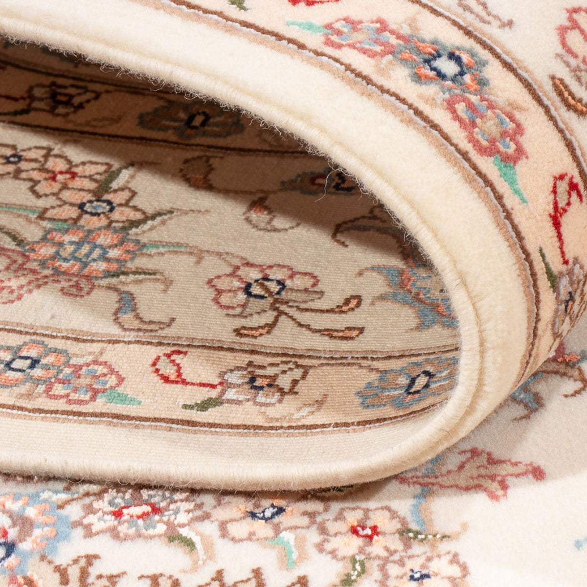 Alfombra Persa - Tabriz - Real - 197 x 150 cm - crema