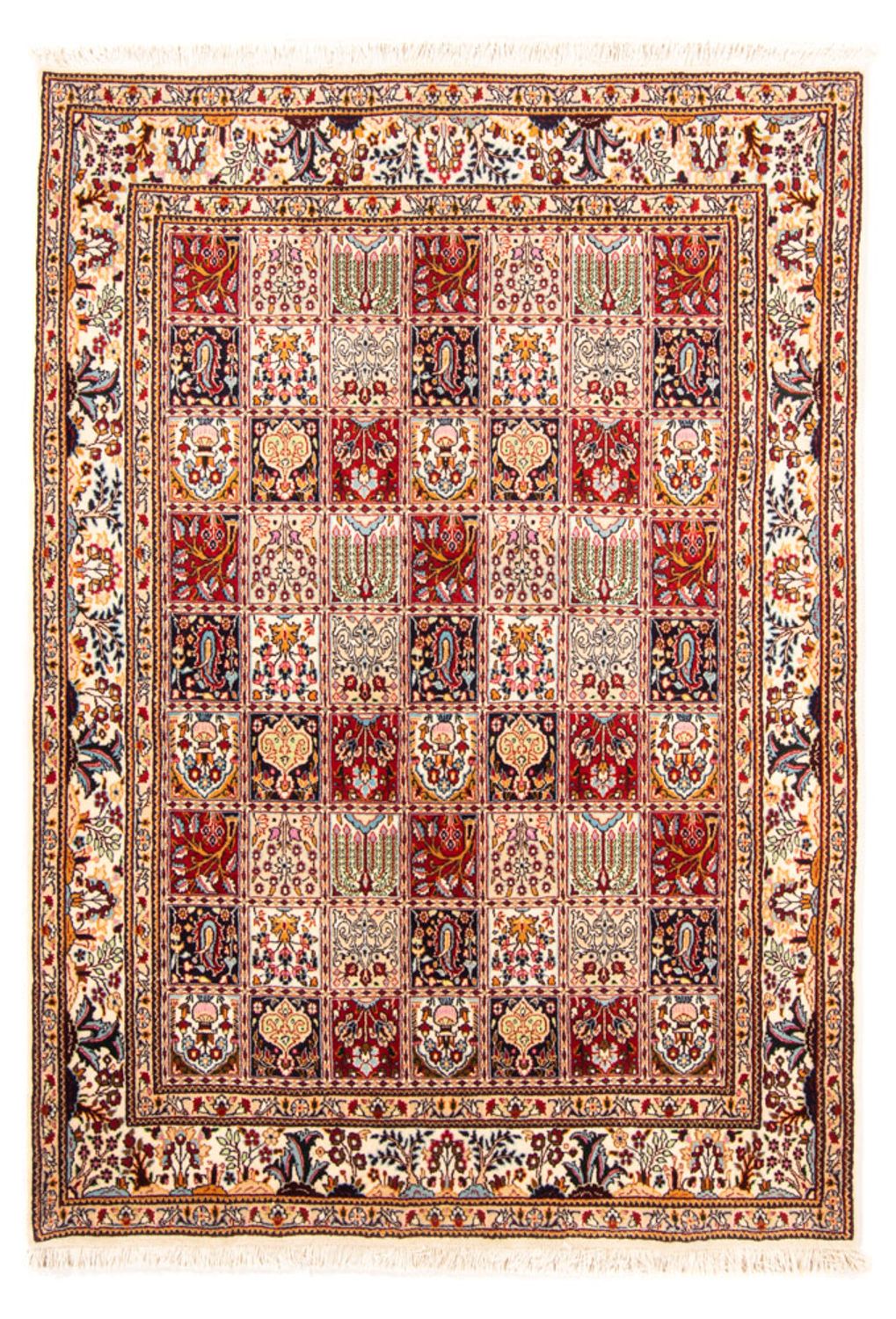 Alfombra persa - Clásica - 206 x 146 cm - multicolor