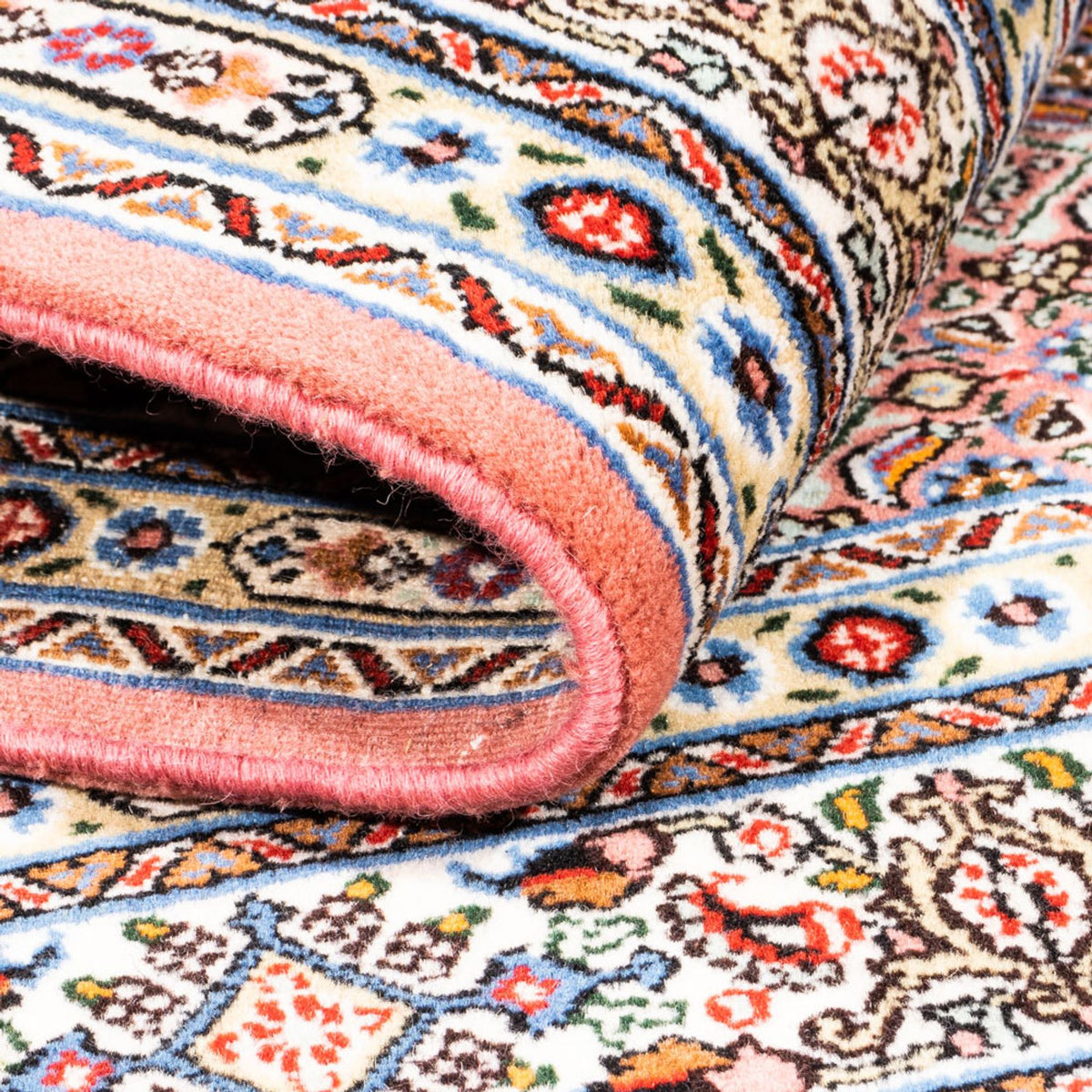 Alfombra persa - Clásica - 143 x 97 cm - salmón