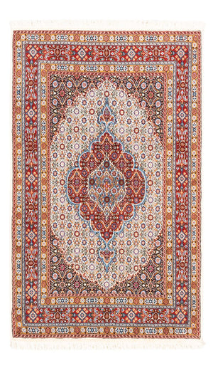 Alfombra persa - Clásica - 145 x 96 cm - crema