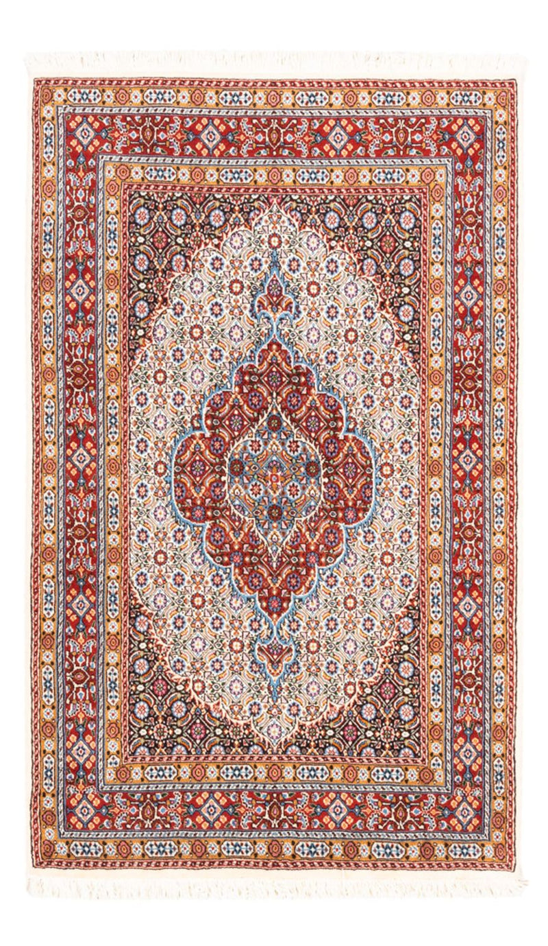 Alfombra persa - Clásica - 145 x 96 cm - crema