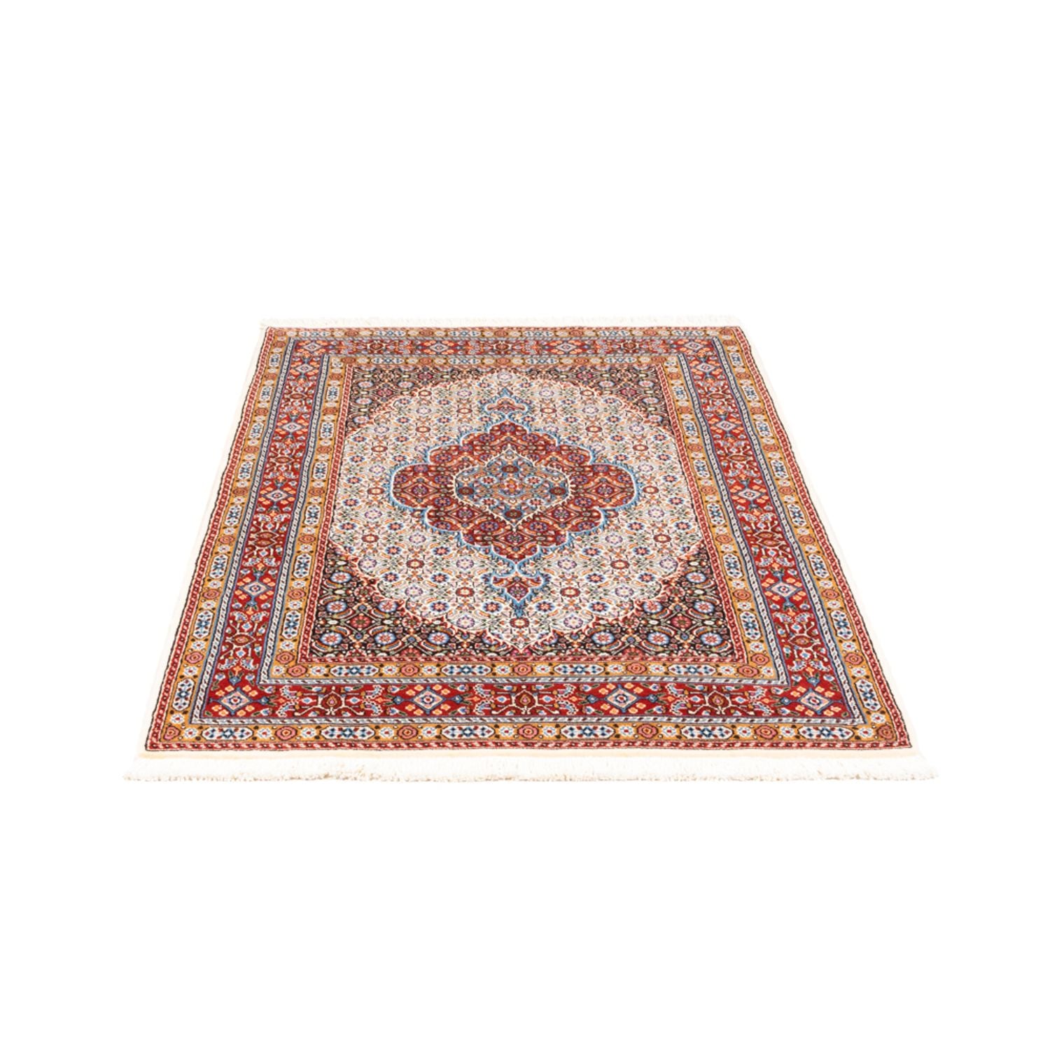 Alfombra persa - Clásica - 145 x 96 cm - crema