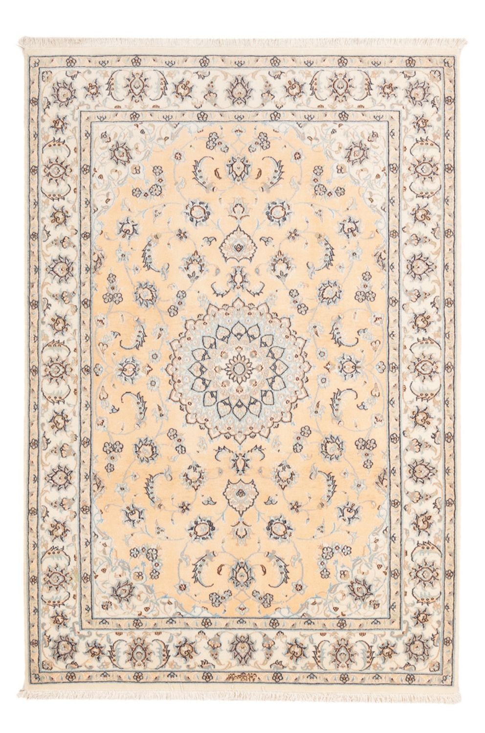 Alfombra Persa - Nain - Prima - 180 x 118 cm - beige claro