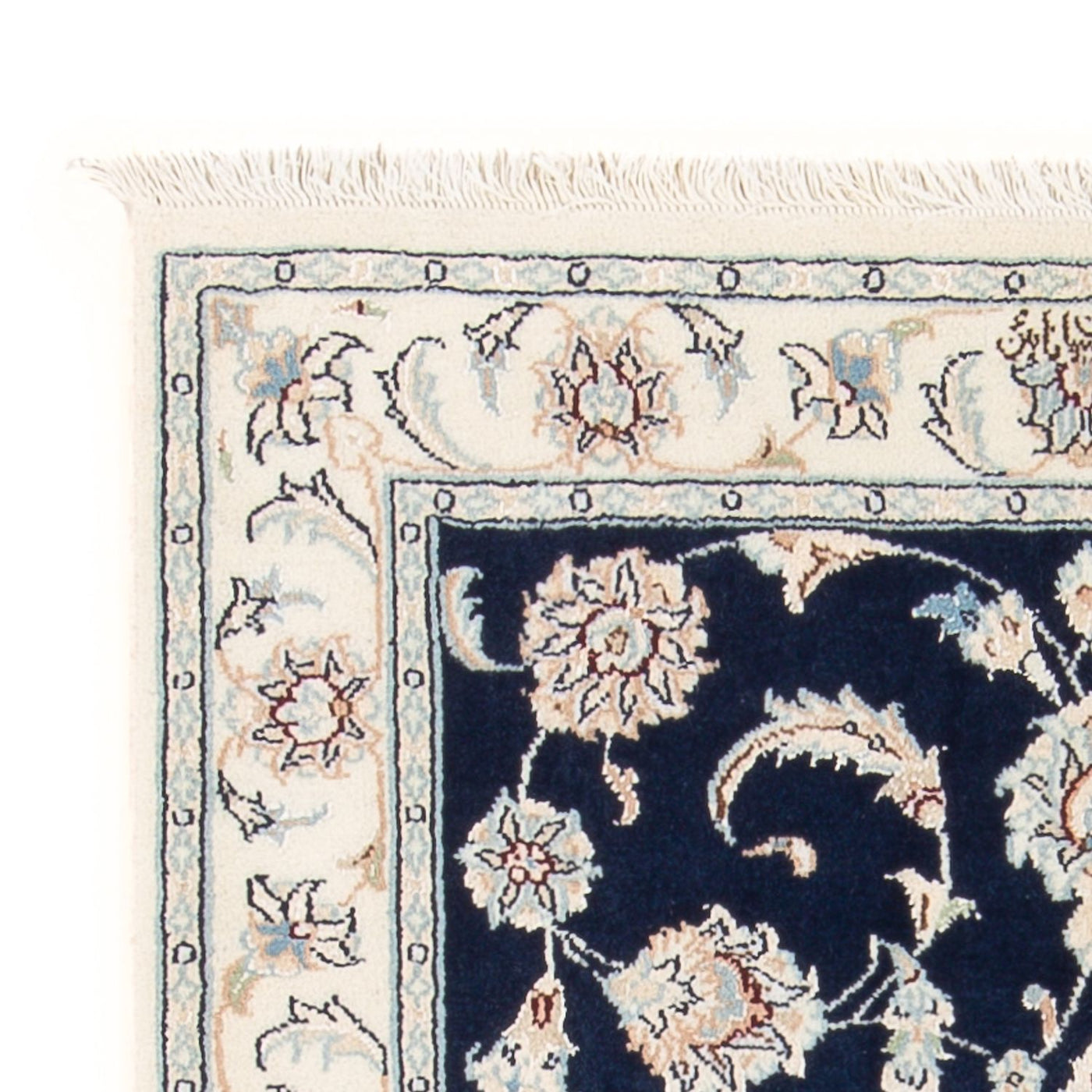 Alfombra Persa - Nain - Prima - 118 x 78 cm - azul oscuro