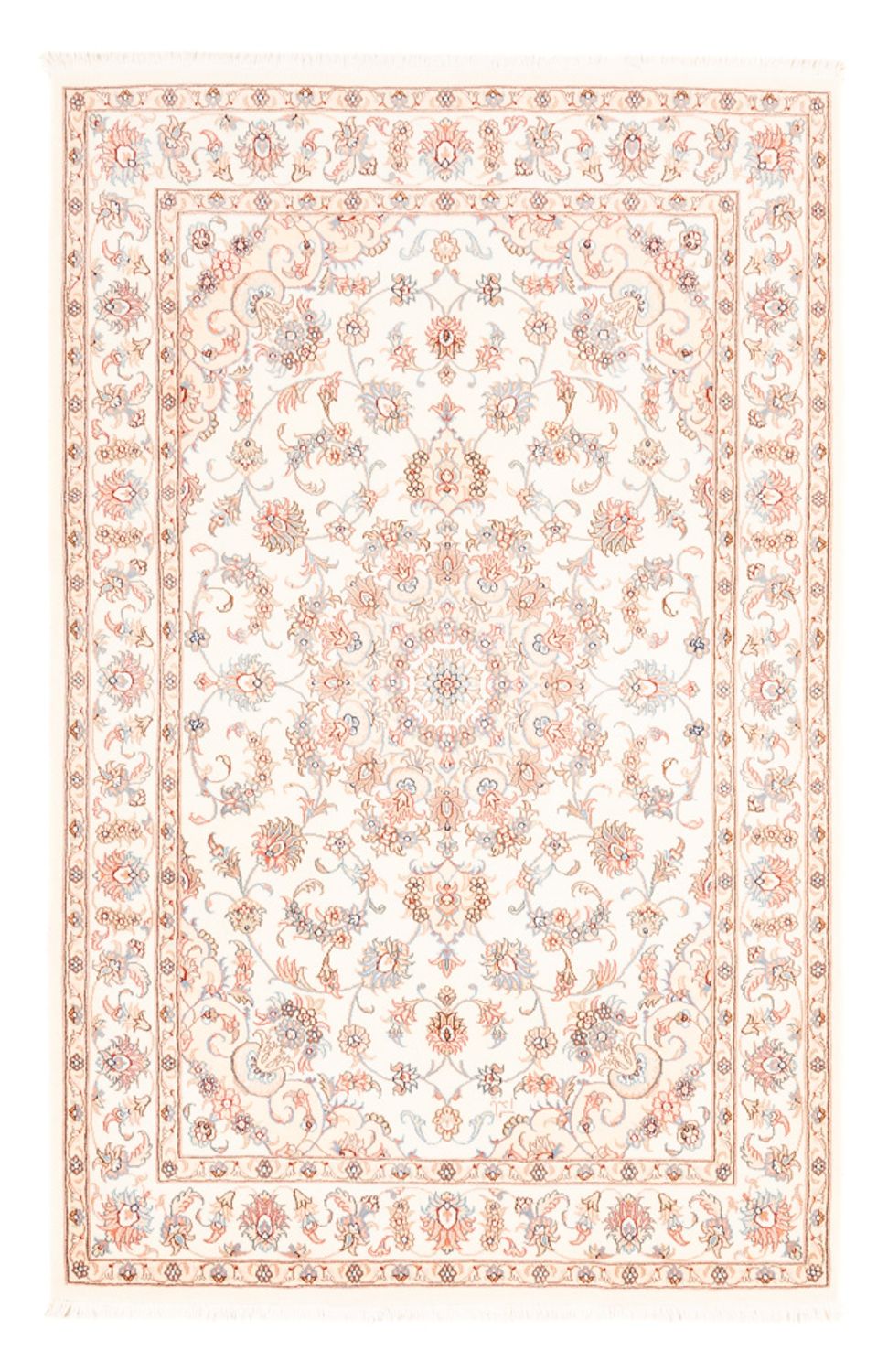 Alfombra persa - Tabriz - 183 x 120 cm - crema