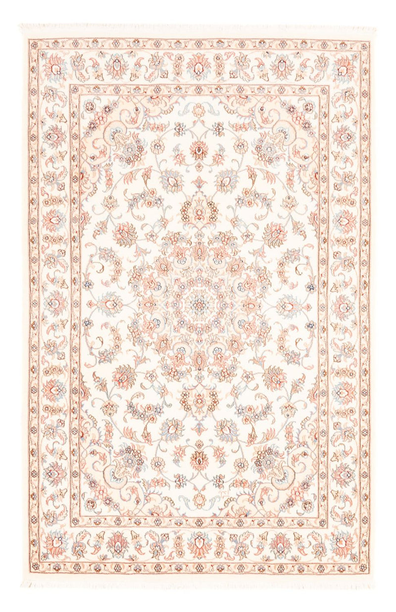Alfombra persa - Tabriz - 183 x 120 cm - crema