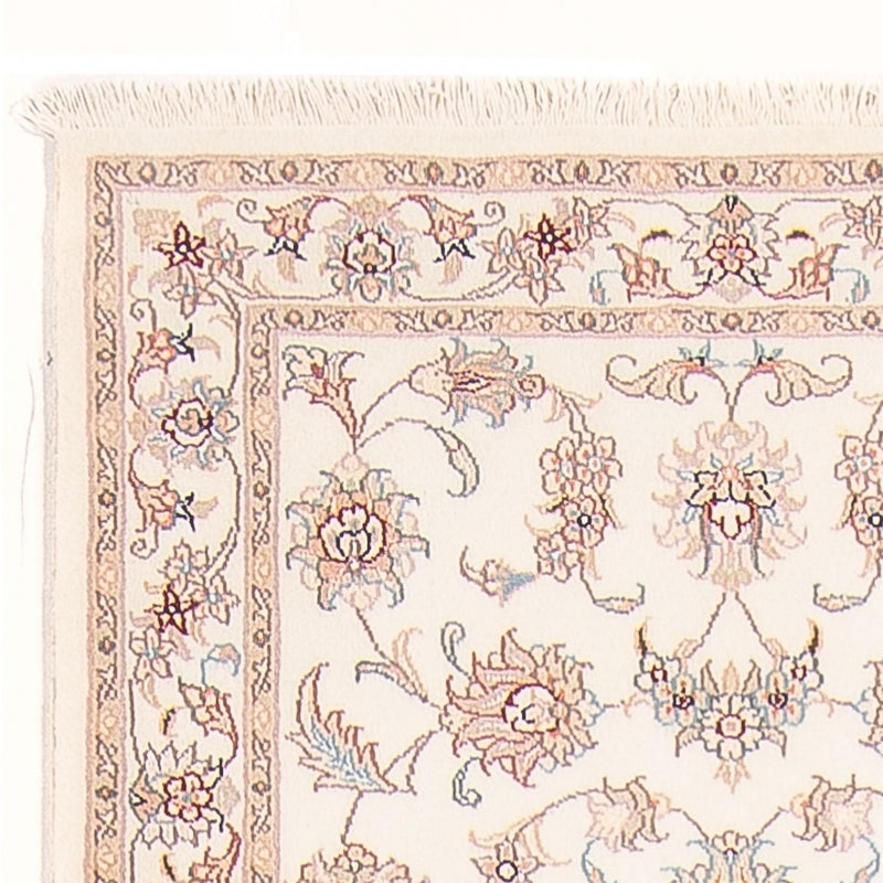Alfombra de pasillo Alfombra Persa - Tabriz - Real - 292 x 82 cm - crema