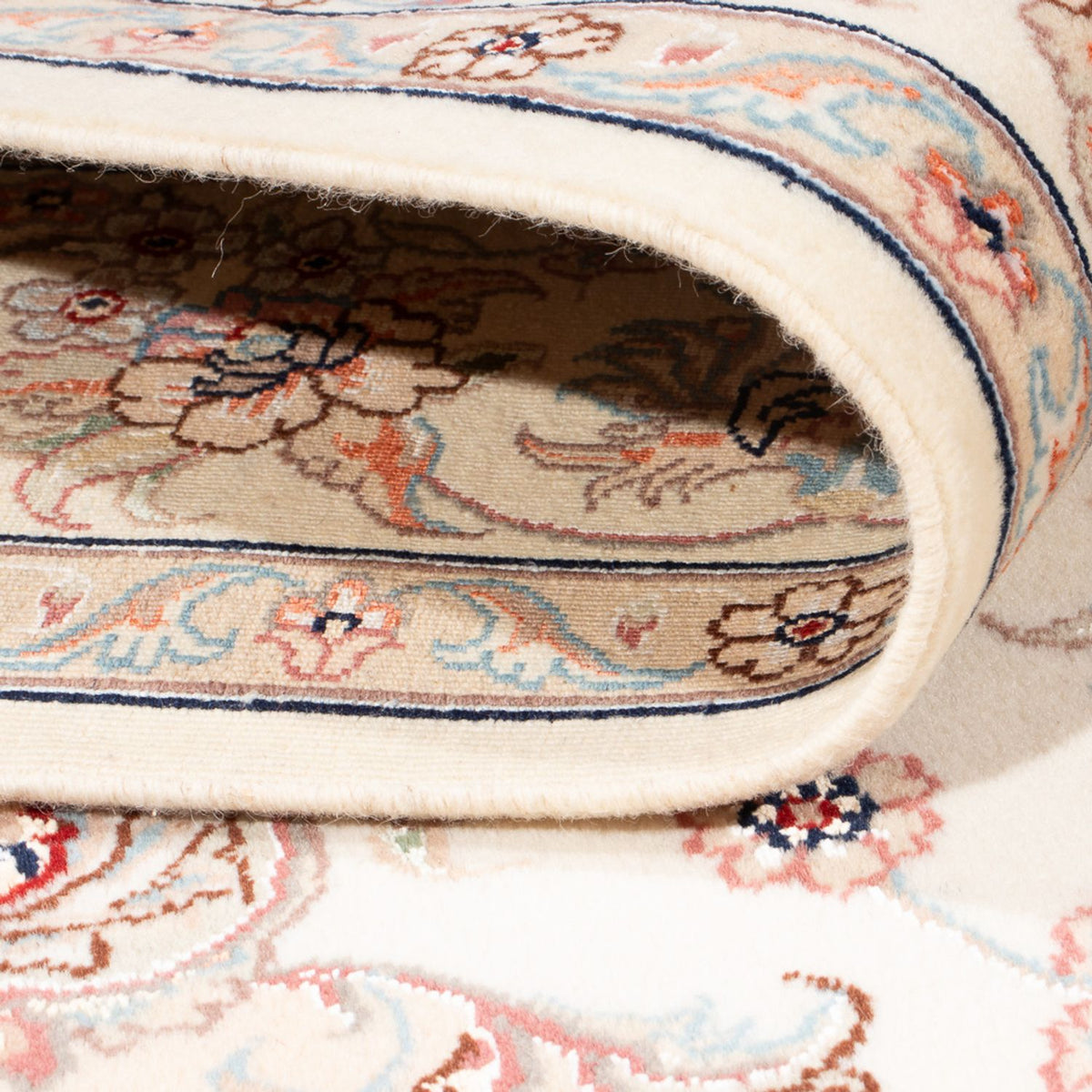 Alfombra Persa - Tabriz - Real - 204 x 147 cm - crema