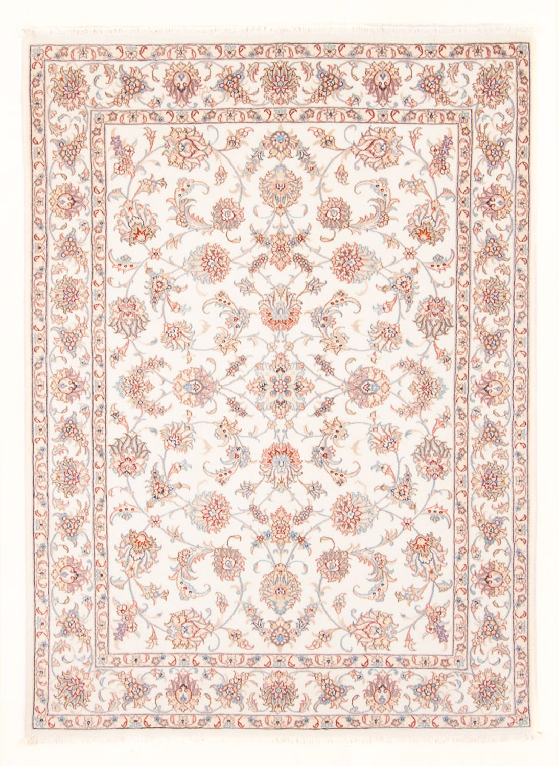 Alfombra Persa - Tabriz - Real - 201 x 150 cm - crema