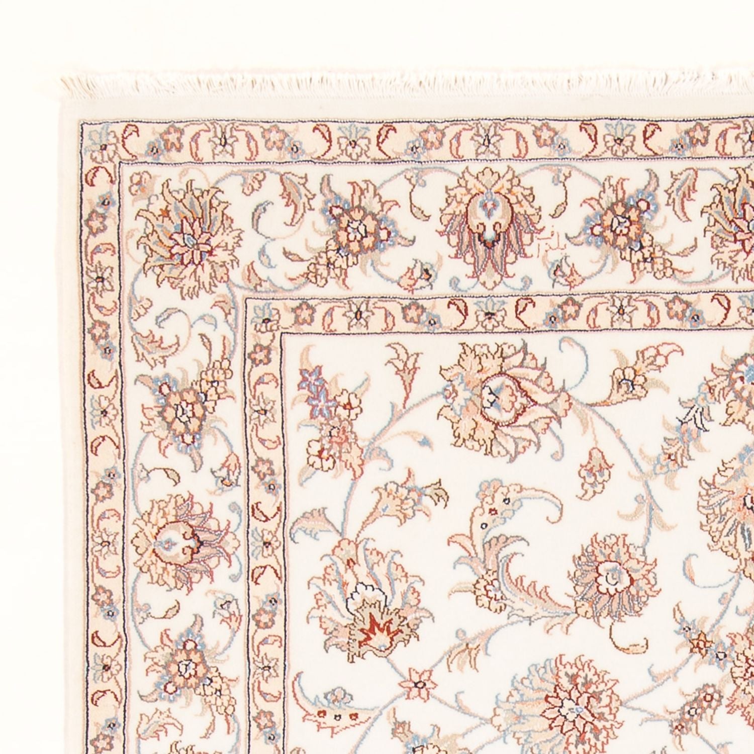 Alfombra Persa - Tabriz - Real - 201 x 150 cm - crema