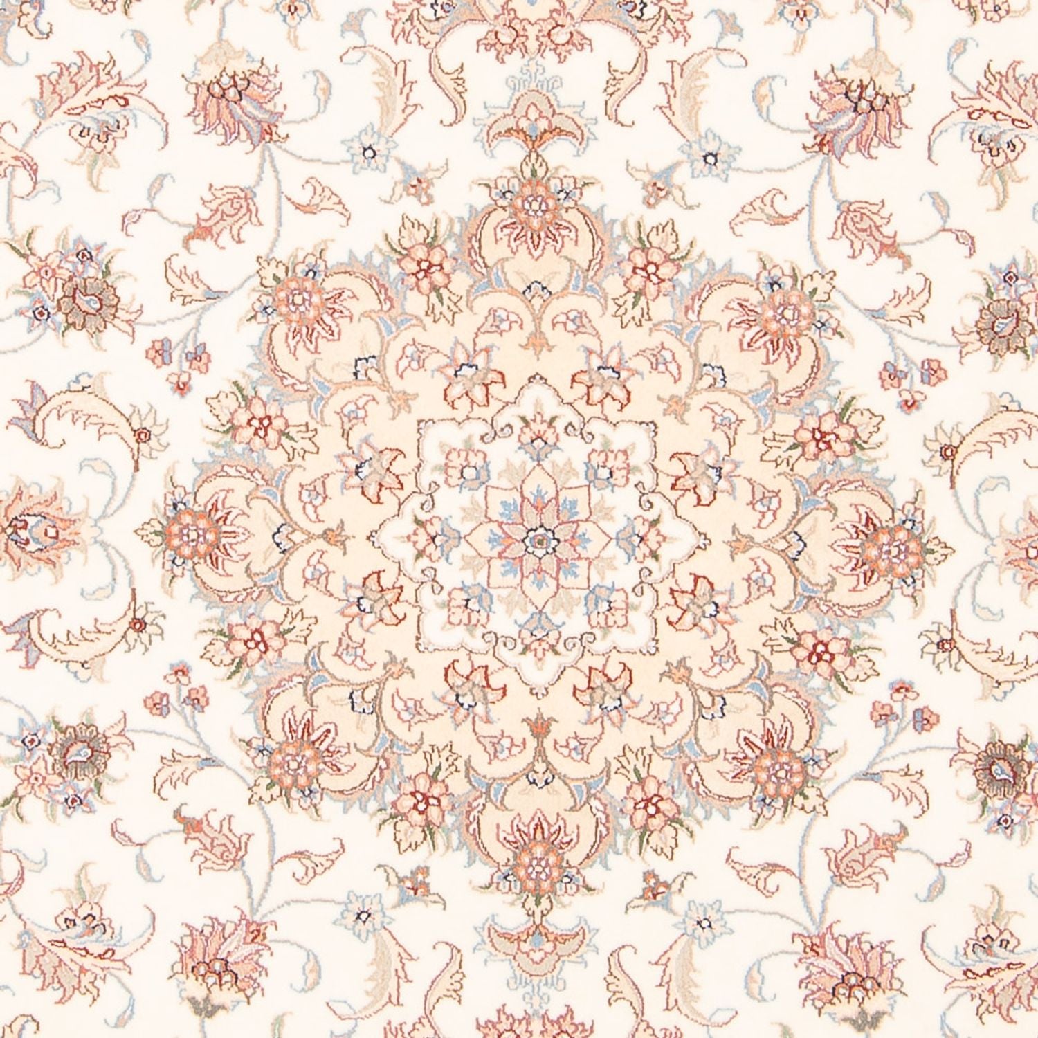 Alfombra Persa - Tabriz - Real - 198 x 149 cm - crema