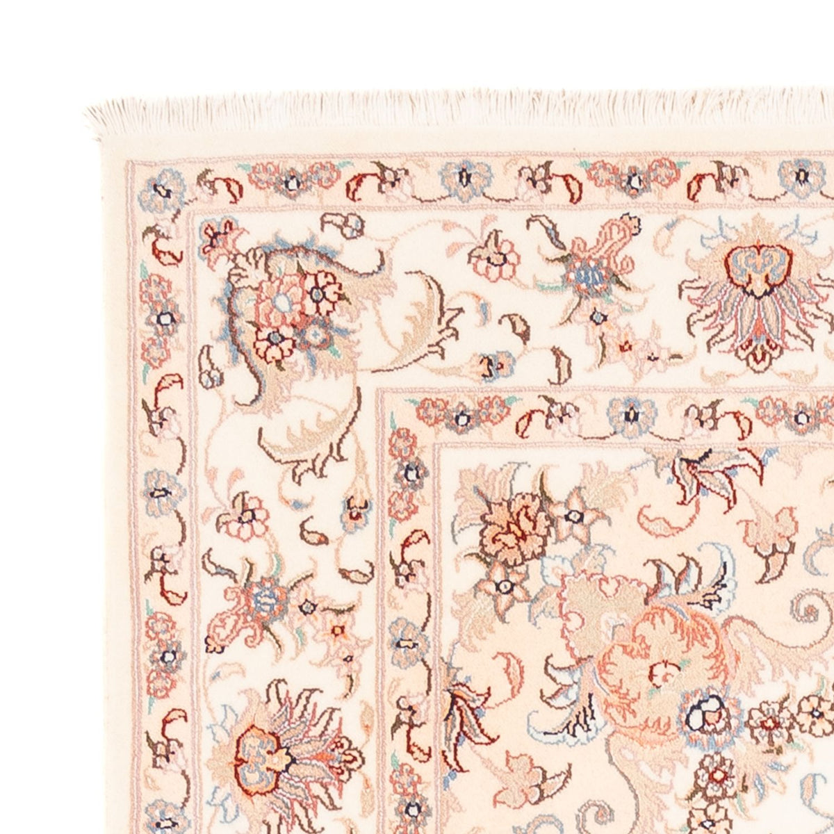 Alfombra persa - Tabriz - 203 x 150 cm - crema