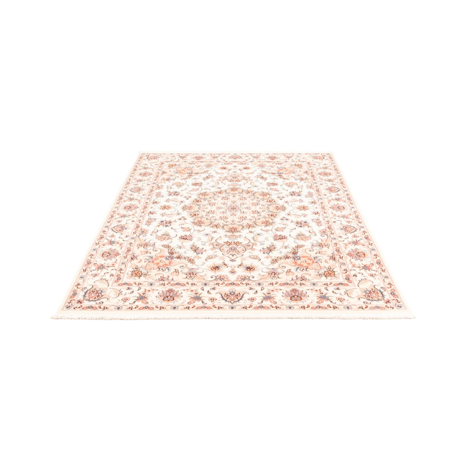 Alfombra persa - Tabriz - 203 x 150 cm - crema