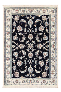 Alfombra Persa - Nain - Prima - 120 x 80 cm - azul oscuro