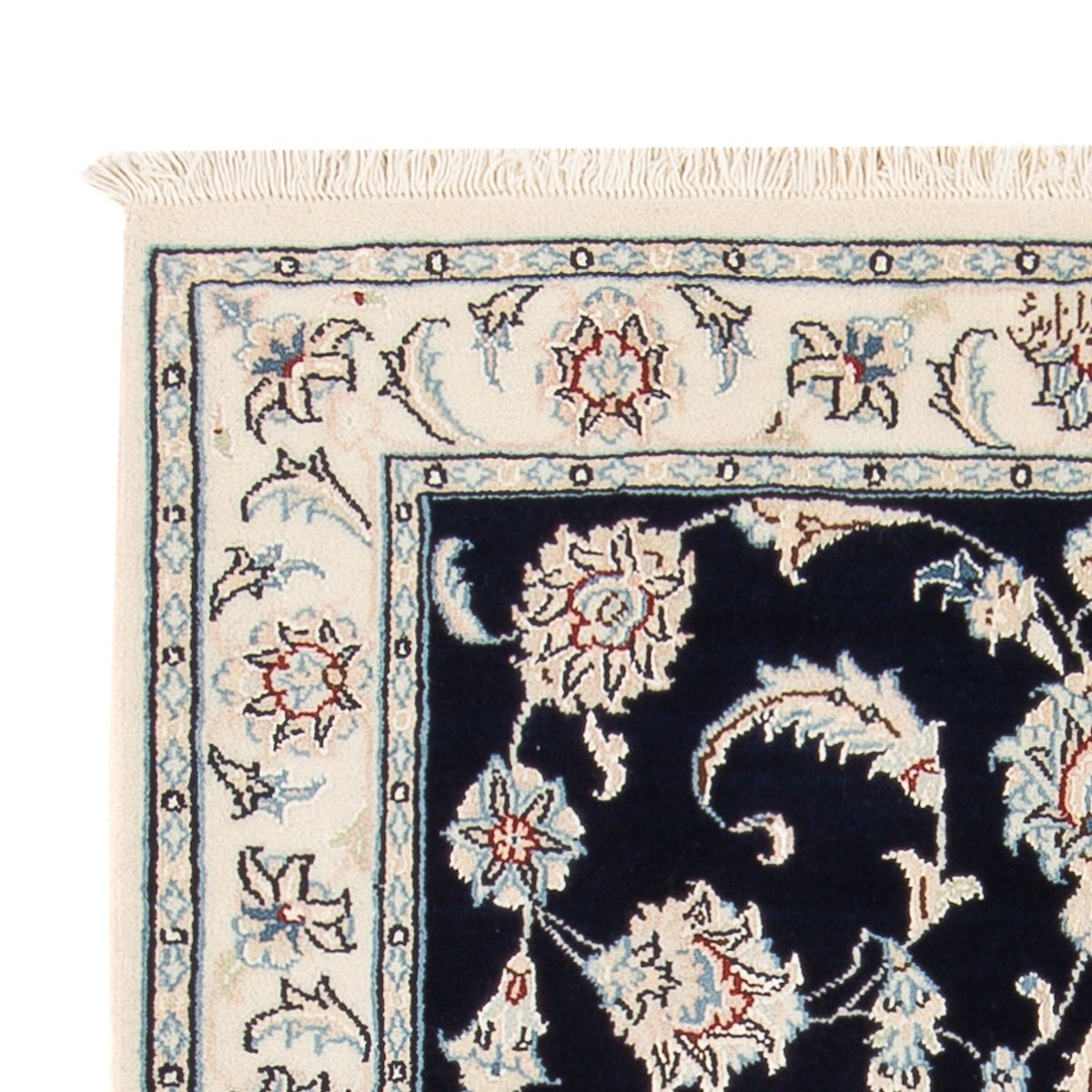 Alfombra Persa - Nain - Prima - 120 x 80 cm - azul oscuro