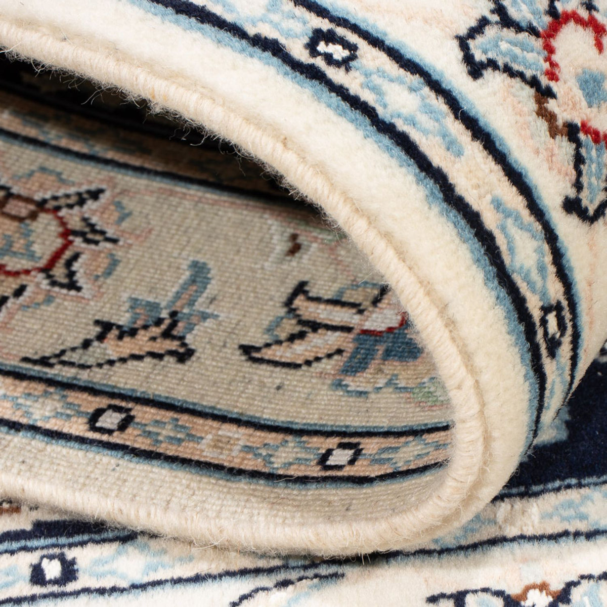 Alfombra Persa - Nain - Prima - 120 x 80 cm - azul oscuro