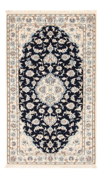 Alfombra Persa - Nain - Prima - 138 x 82 cm - azul oscuro