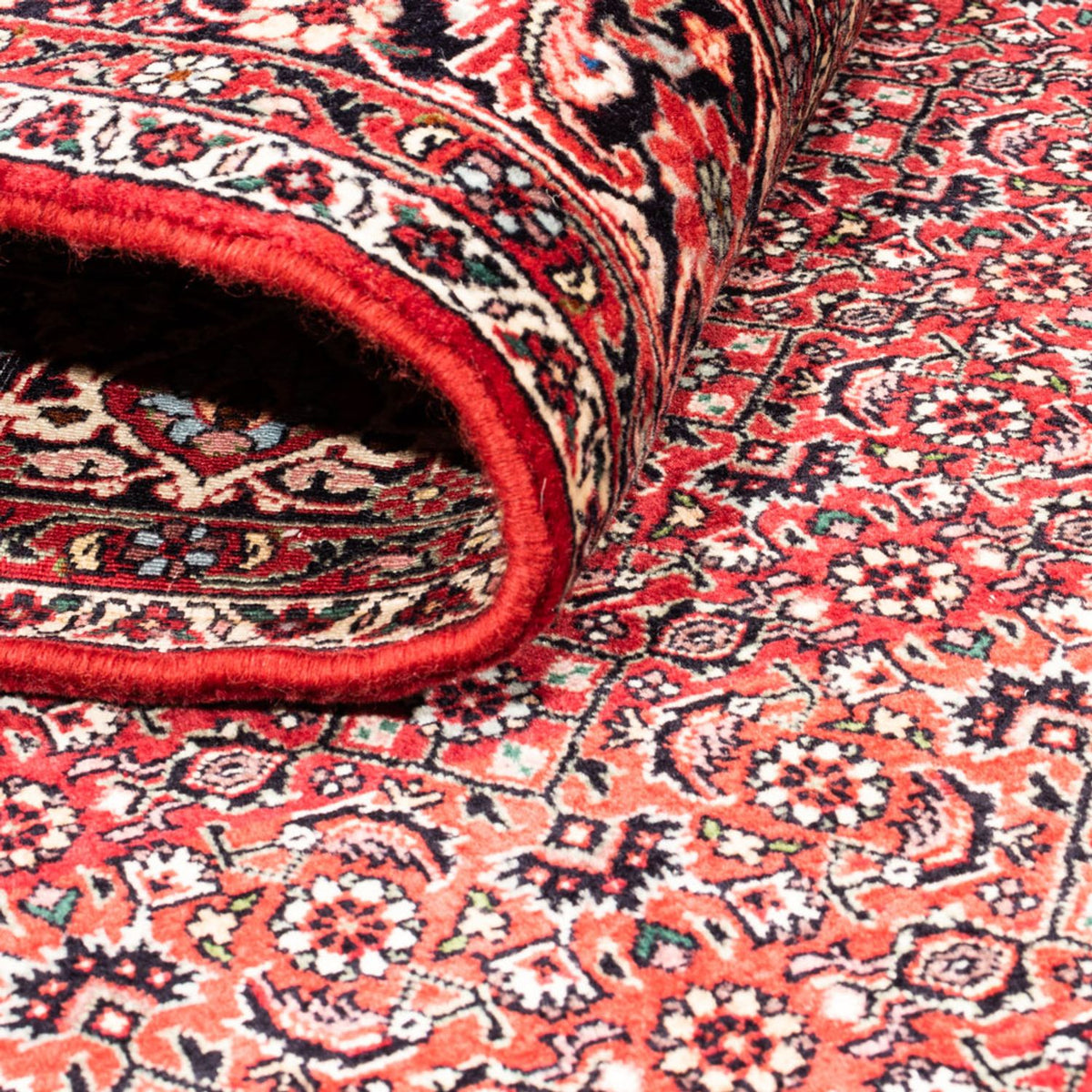 Alfombra persa - Bidjar - 238 x 178 cm - rojo