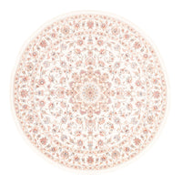 Alfombra persa - Tabriz redondo  - 157 x 151 cm - crema