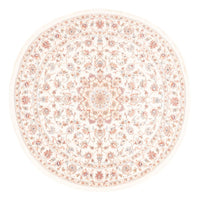 Alfombra persa - Tabriz redondo  - 154 x 147 cm - crema