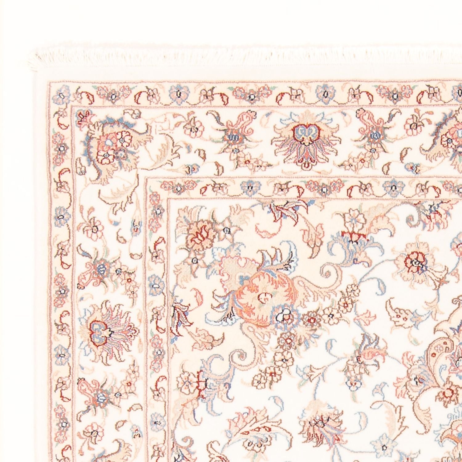 Alfombra Persa - Tabriz - Real - 188 x 150 cm - crema