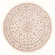 Alfombra Persa - Tabriz - Real redondo  - 197 x 194 cm - crema